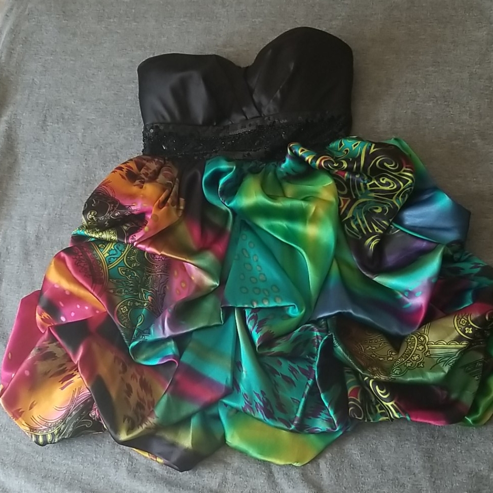 Speechles Evening Cocktail Mini Dress Size 3 Jun